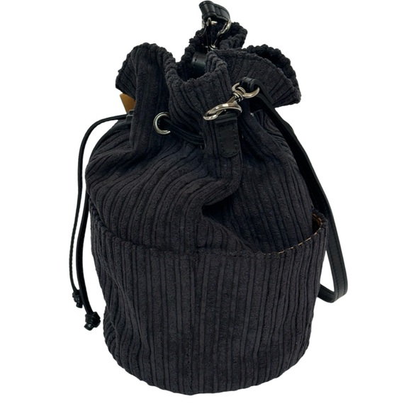NWT - Patricia Nash Corduroy Drawstring Bucket Bag - Picture 9 of 11